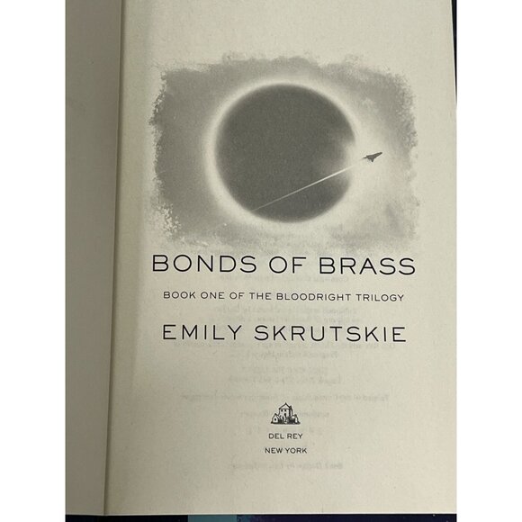 Bonds of Brass Book 1 by Emily Skrutskie Sci-Fi Fantasy Hardcover - Picture 4 of 5